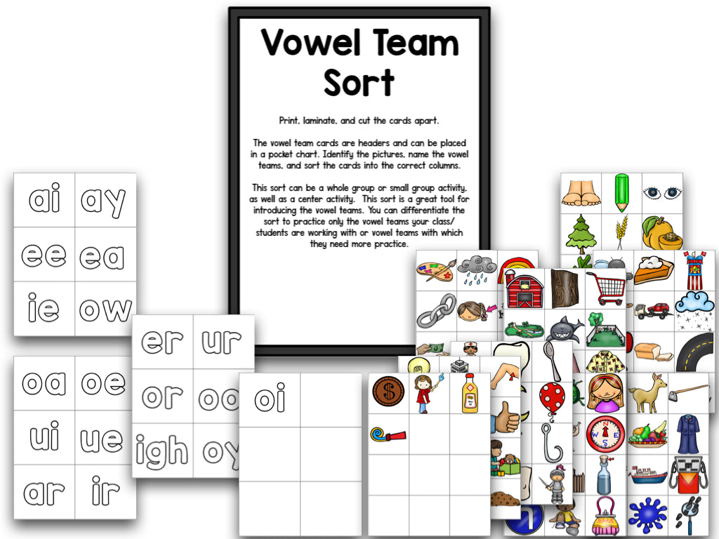 Vowel Teams Bootcamp (No Theme)