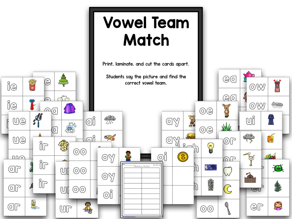 Vowel Teams Bootcamp (No Theme)