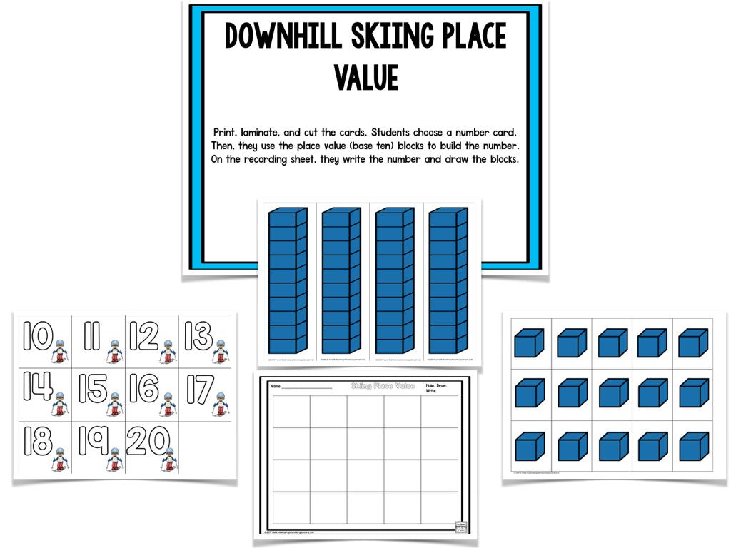 Winter Games Galore: Math and Literacy Centers