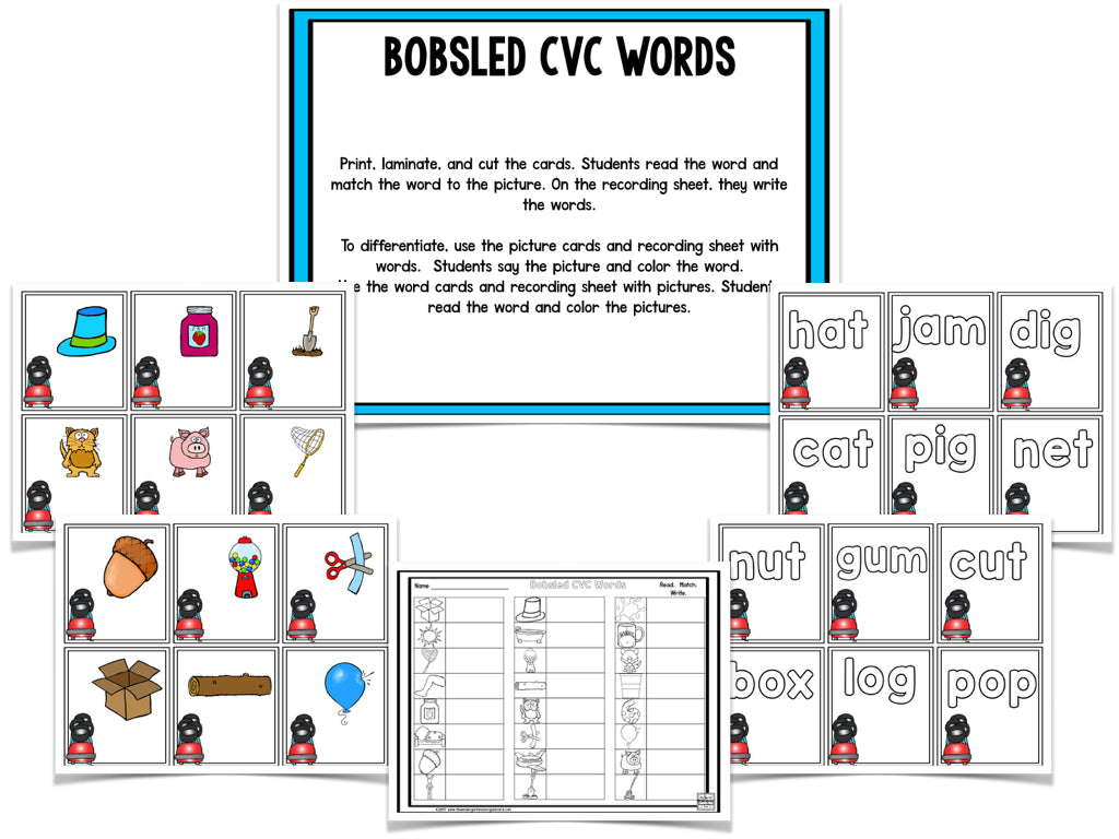 Winter Games Galore: Math and Literacy Centers