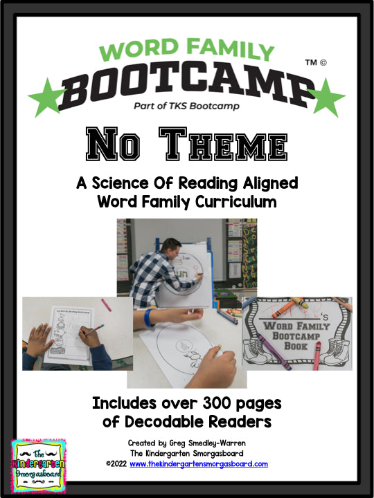 Word Family Bootcamp (No Theme)