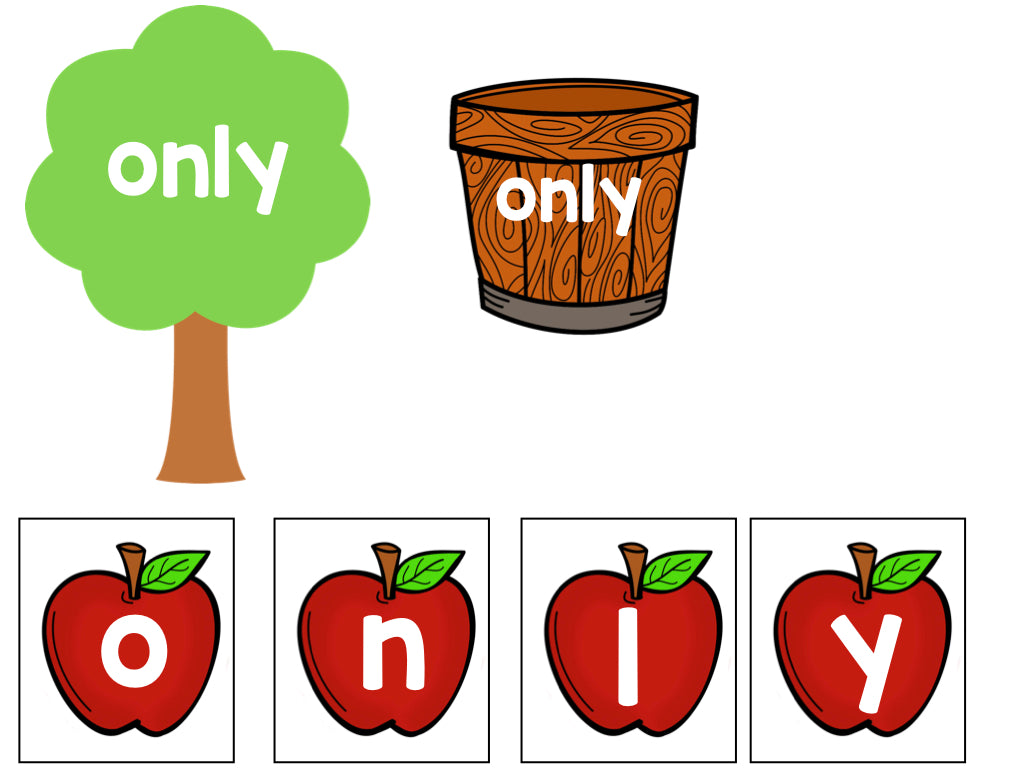 Sight Words Practice: Decoding, Spelling And Writing Words-Apples Theme