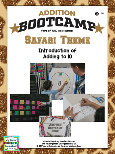 Addition Bootcamp: Adding to 10 (Safari Theme)