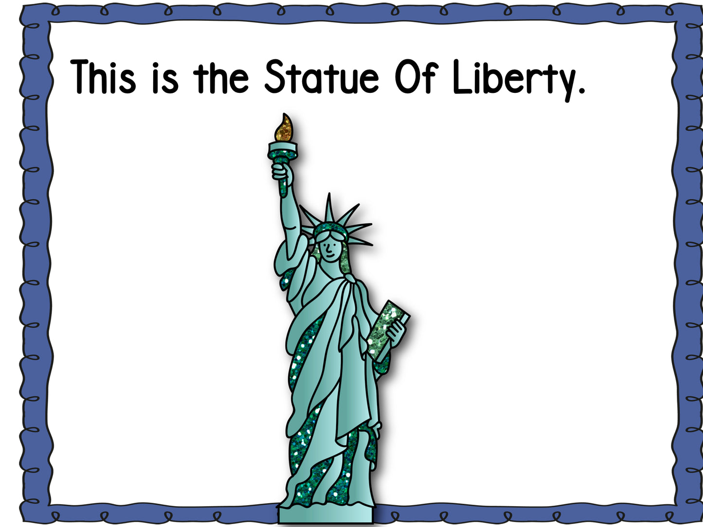 American Symbols Emergent Reader