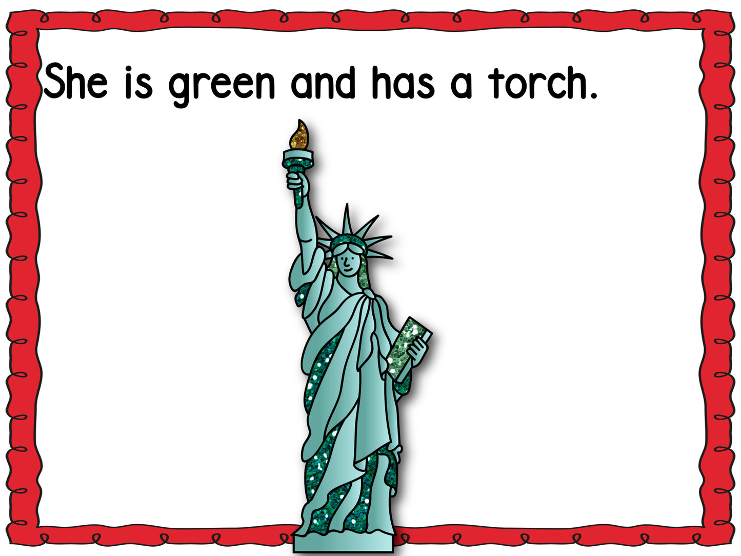 American Symbols Emergent Reader