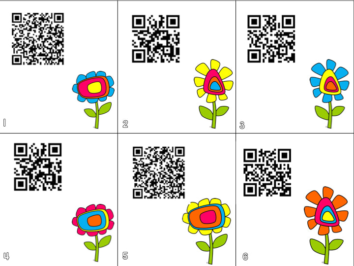 Bloomin' Subtraction QR Code FREEBIE!