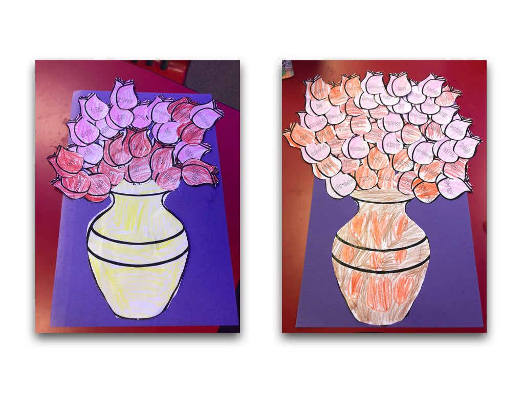 Bouquet of Phonics, CVC Words & Sight Words Editable Assessment Project