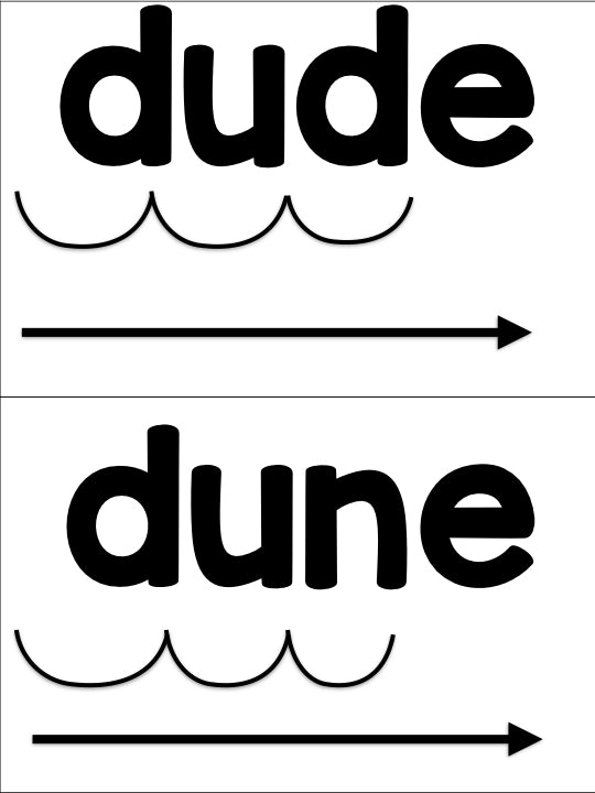 CVCE Flashcards: Phonics Flashcards And Blending Words Activities