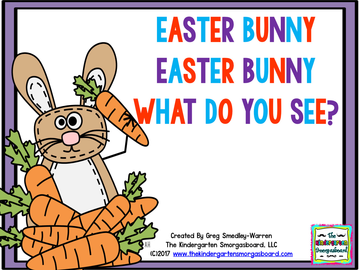 Easter Bunny, Easter Bunny, What Do You See? Emergent Reader