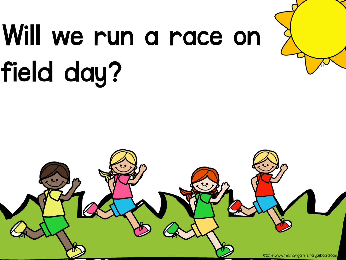 Today is Field Day! Emergent Reader