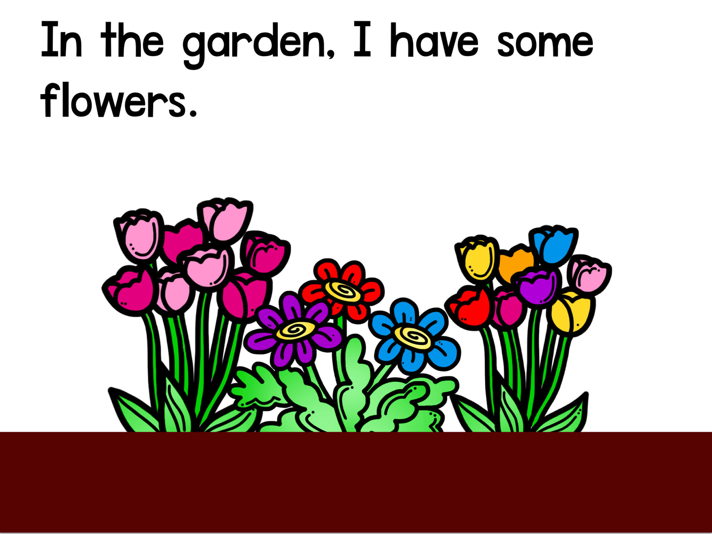 In the Garden Emergent Reader