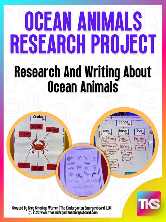 Ocean Animals: A Research and Writing Project PLUS Centers!