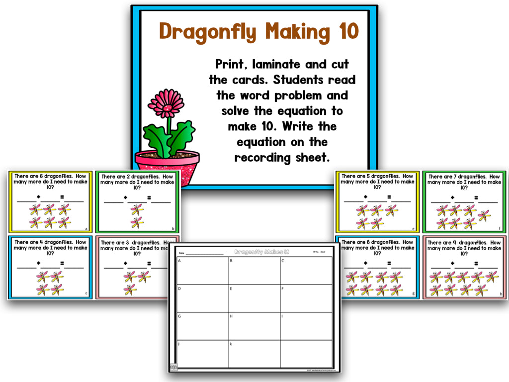 Puddle Jumper: Spring Math and Literacy Centers