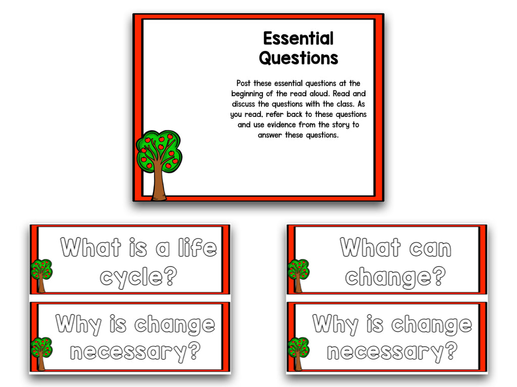 The Seasons of Arnold's Apple Tree: Reading Comprehension Lessons