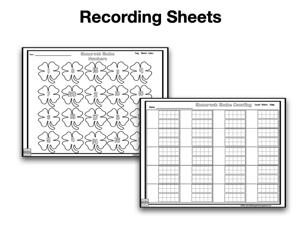 St. Patrick's Day Numbers and Counting