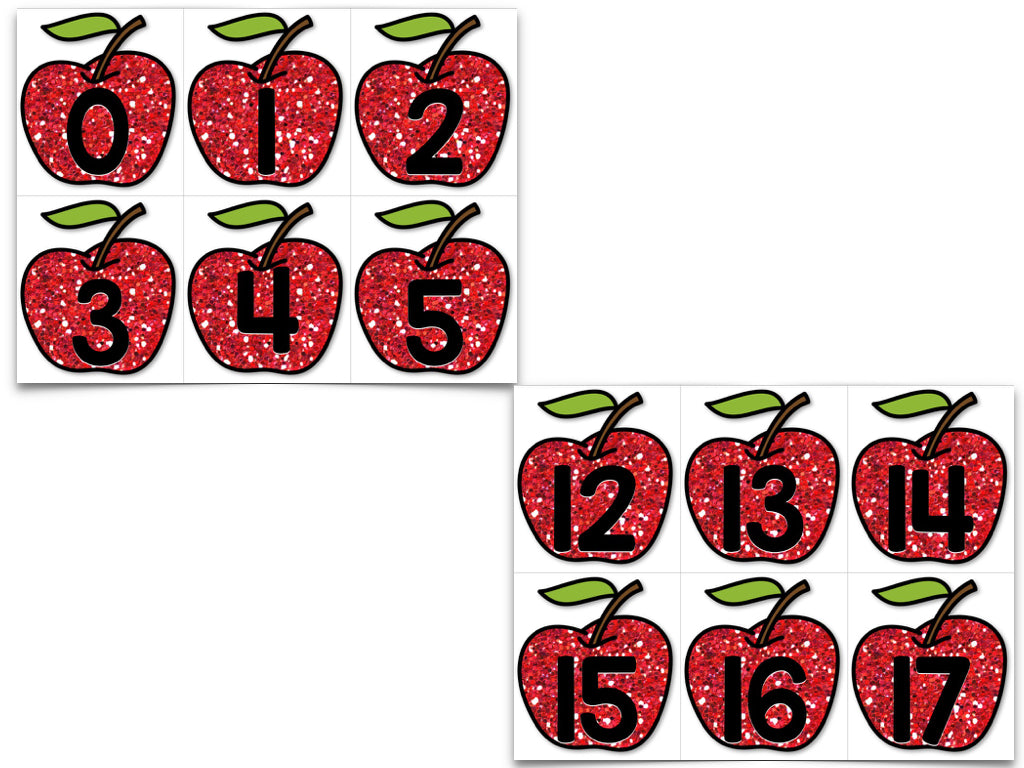 Apple Math Centers: APPLES Numbers And Counting