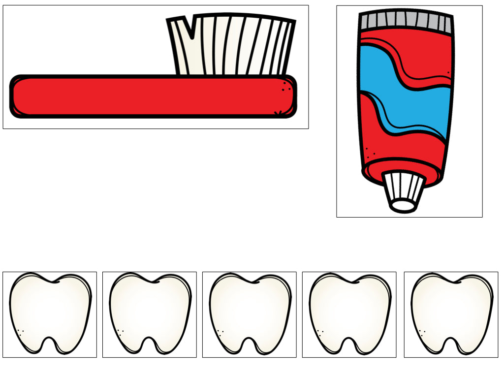 Toothbrush Sight Words