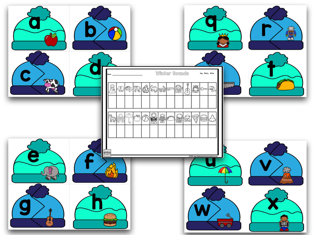 Winter Learning: Letters, Sounds, Numbers, and Counting