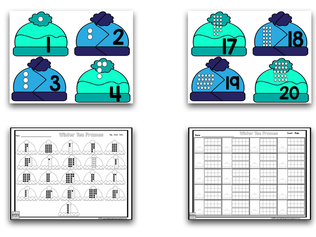 Winter Learning: Letters, Sounds, Numbers, and Counting