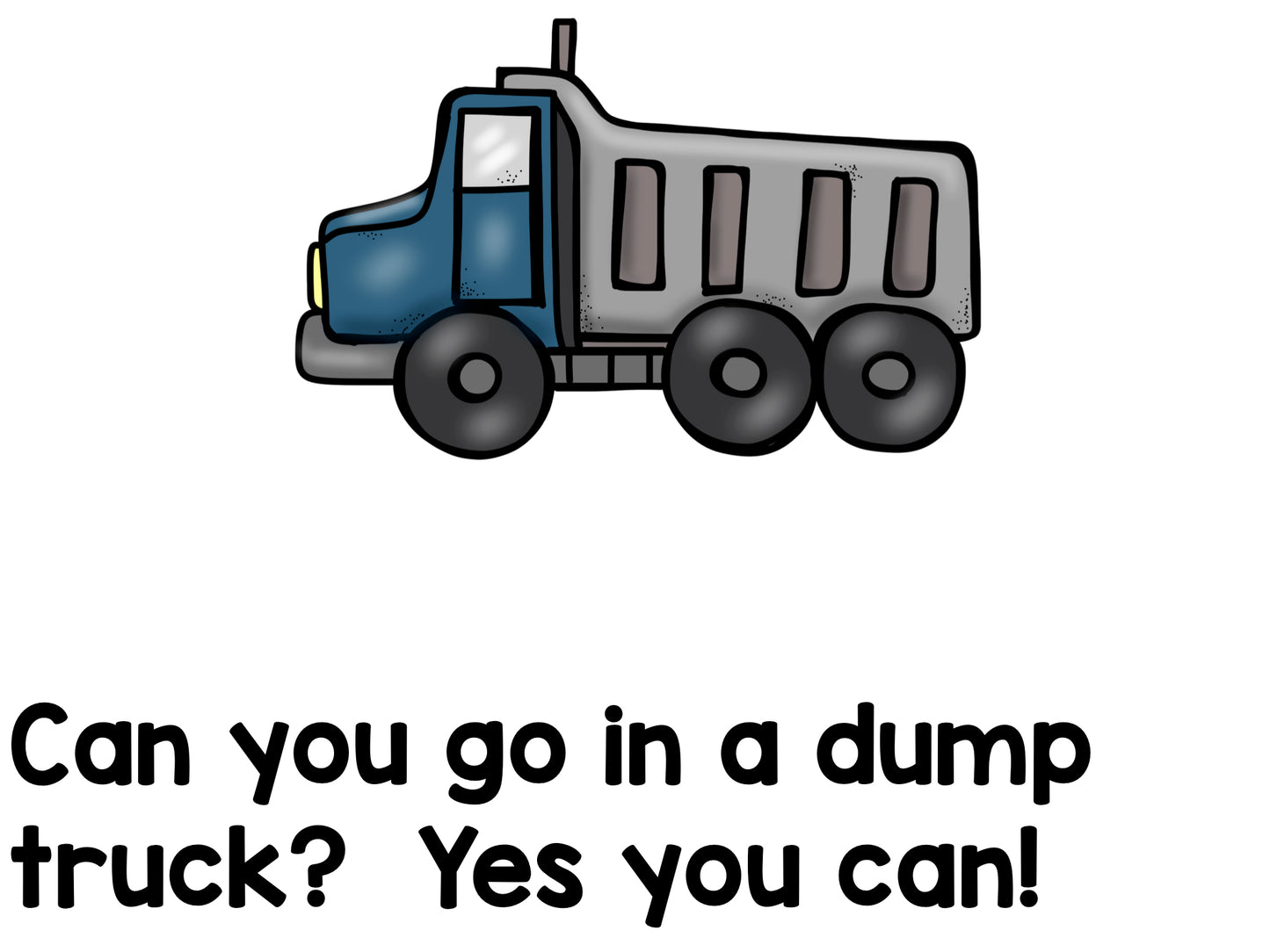 You Can Go! Emergent Reader