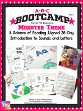 ABC Bootcamp®: A 26-Day Introduction to Letters and Sounds (Monster Theme)