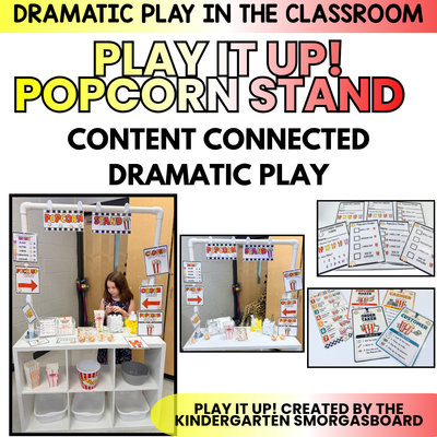 Dramatic Play Center: Dramatic Play Printables: Popcorn Stand And Five Senses