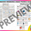 Phonics Activities & Worksheets-Embedded Mnemonics Sounds and Spellings-K–2