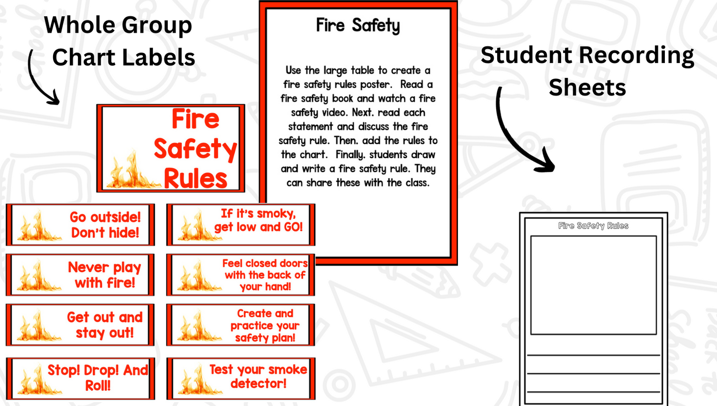 Fire Safety: A Research and Writing Project PLUS Centers!