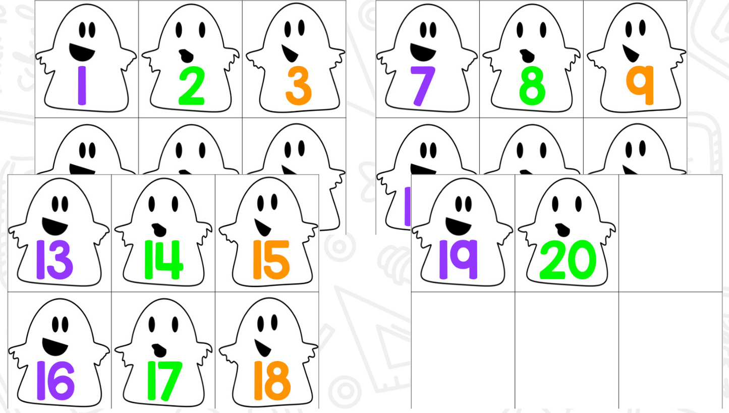 Skeletons and Ghosts Numbers and Counting Fun!