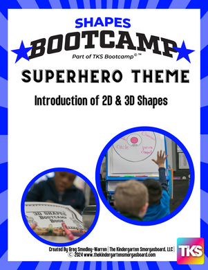 Shapes Bootcamp: A 2D and 3D Shapes Unit (Superhero Theme)