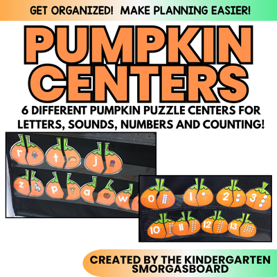 Pumpkin Math And Literacy Centers: Fall Activities