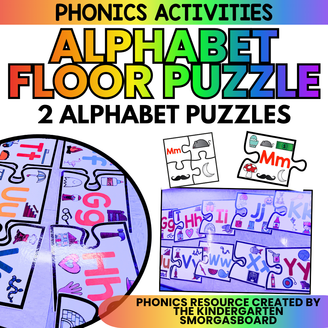 GIANT Letters and Beginning Sounds Floor Puzzles!