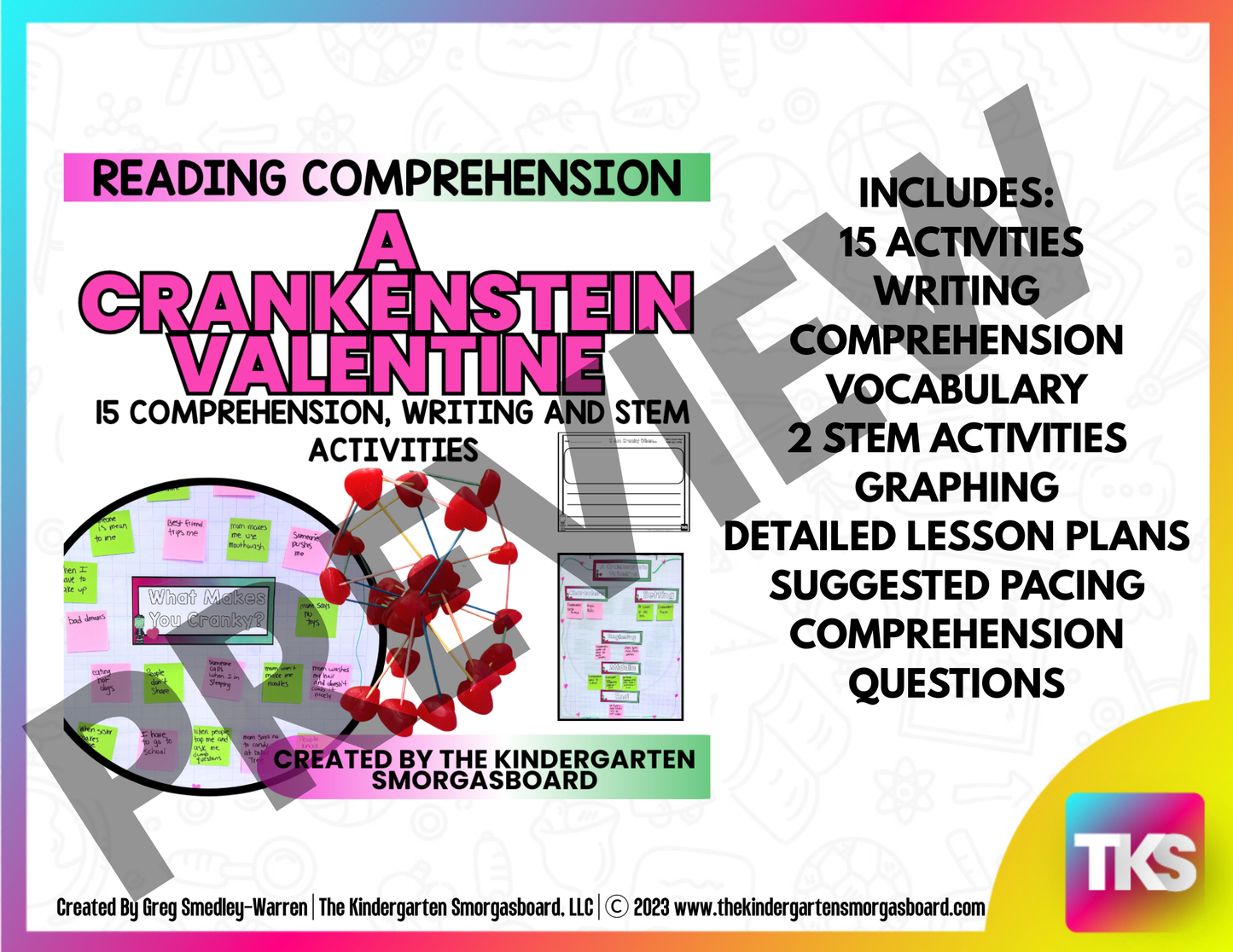 Valentine's Day Activities: A Crankenstein Valentine