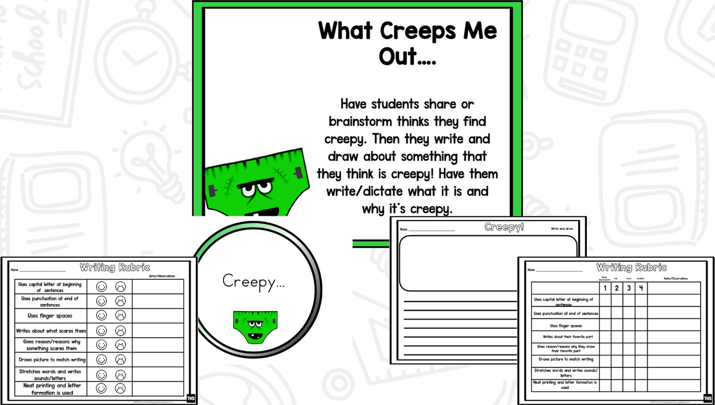 Creepy Pair of Underwear - Reading Comprehension Strategies & Activities