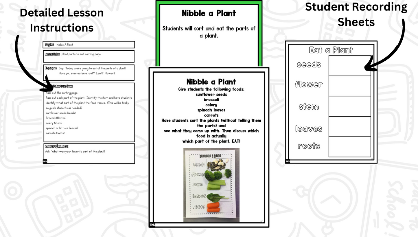 Planting Seeds: A Plants Research and Writing Project PLUS Centers!