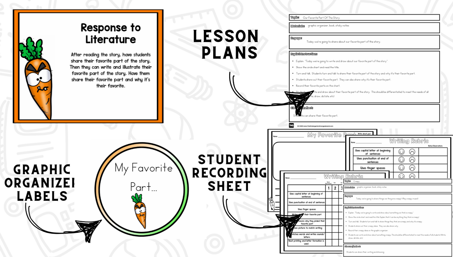 Creepy Carrots - Reading Comprehension Strategies & Activities - Read It Up!