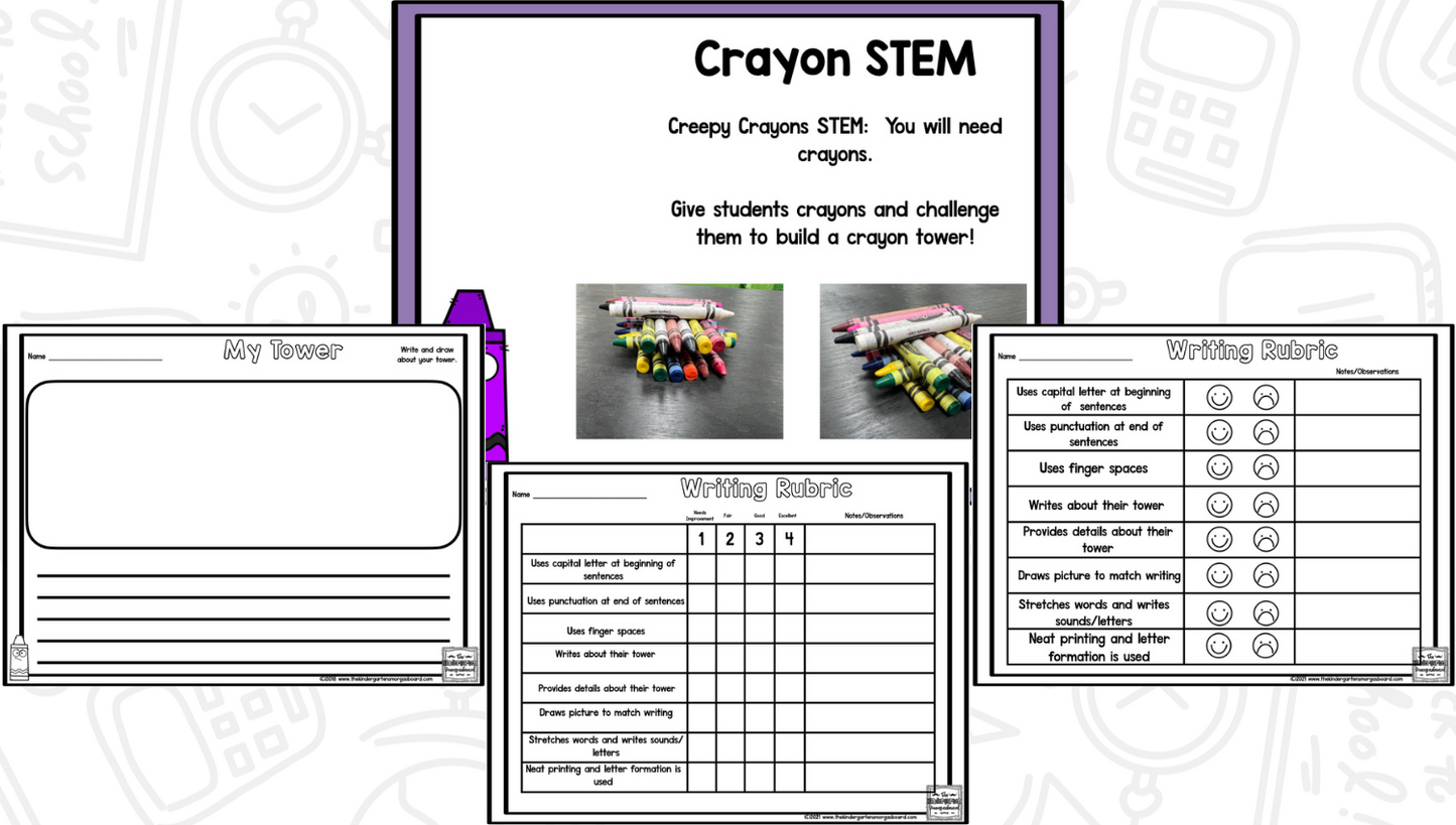 Creepy Crayon - Reading Comprehension Strategies & Activities