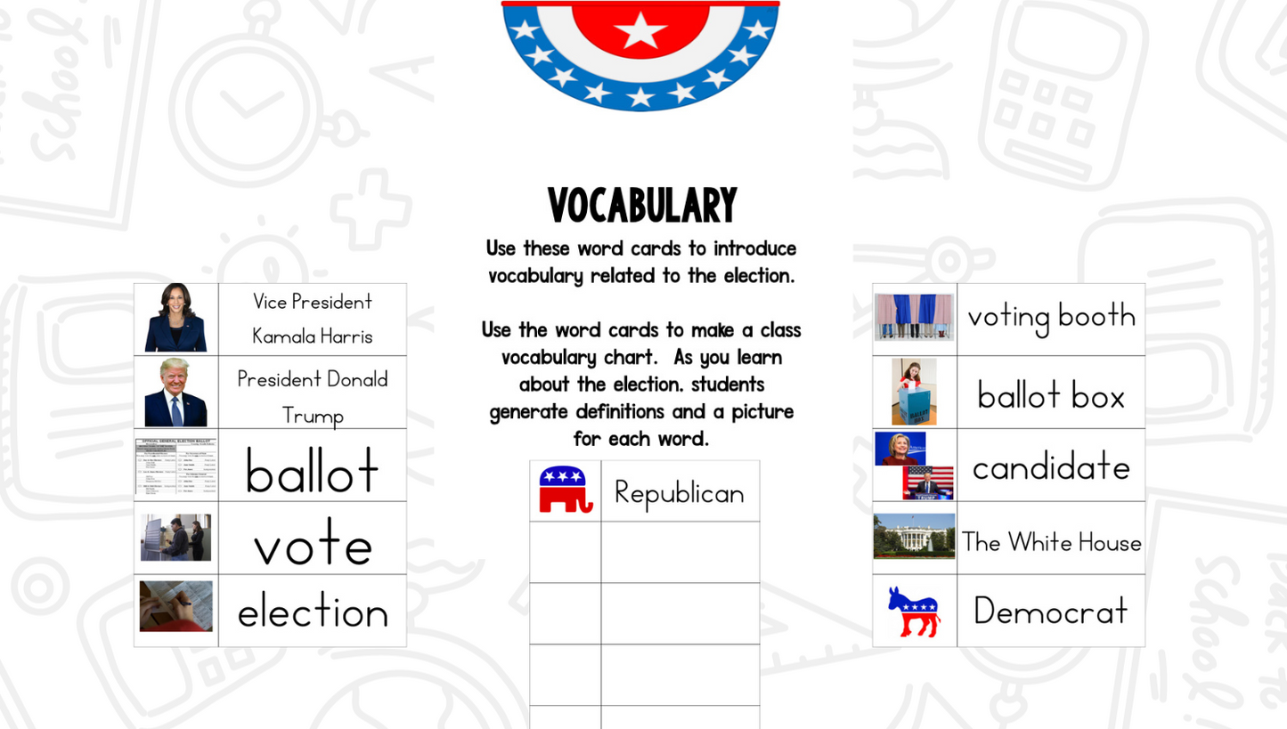 Election 2024 Kindergarten Social Studies