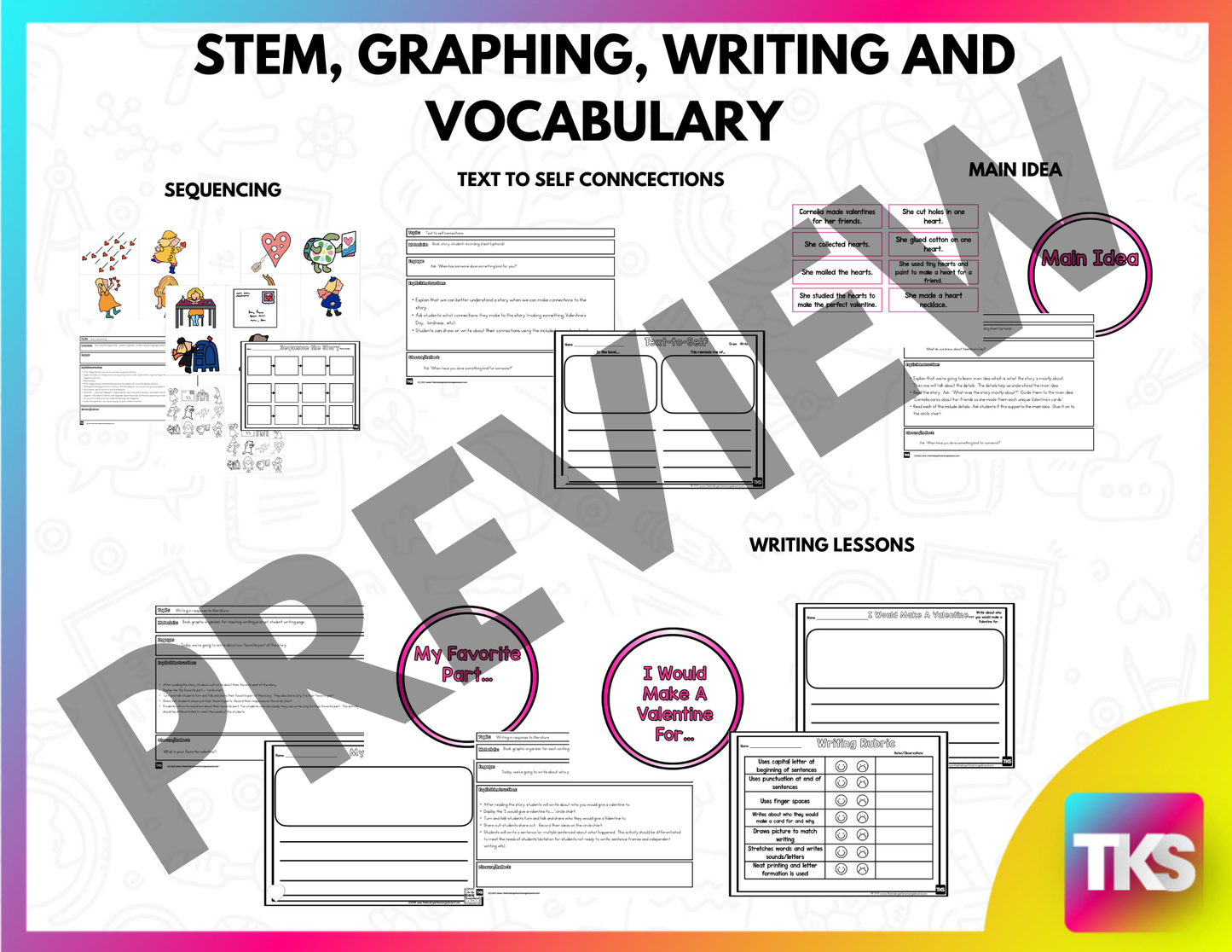Valentine's Day Activities: The Day it Rained Hearts - Reading Comprehension