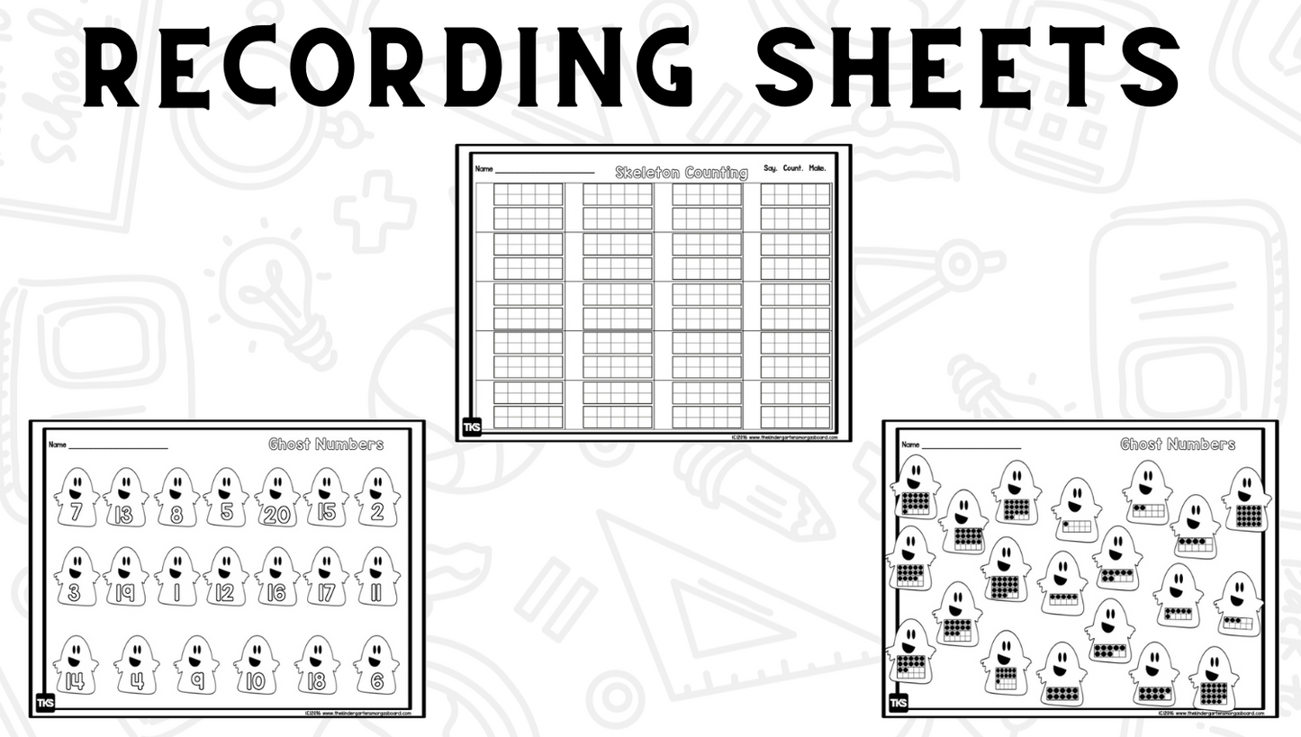 Skeletons and Ghosts Numbers and Counting Fun!