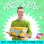 School Bus Pouch; Pencil Case