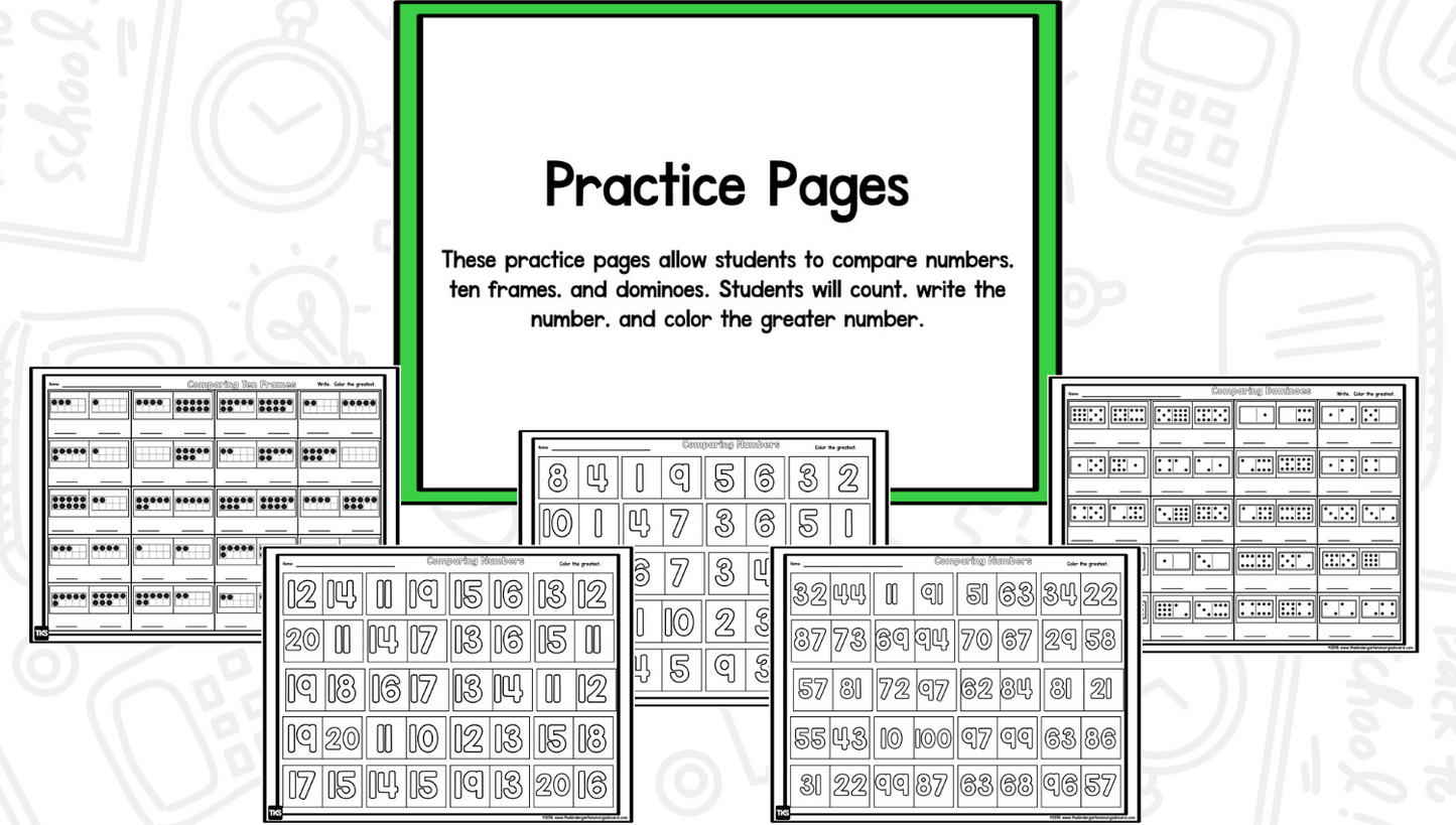 Math It Up! Comparing Numbers (Greater Than/Less Than)