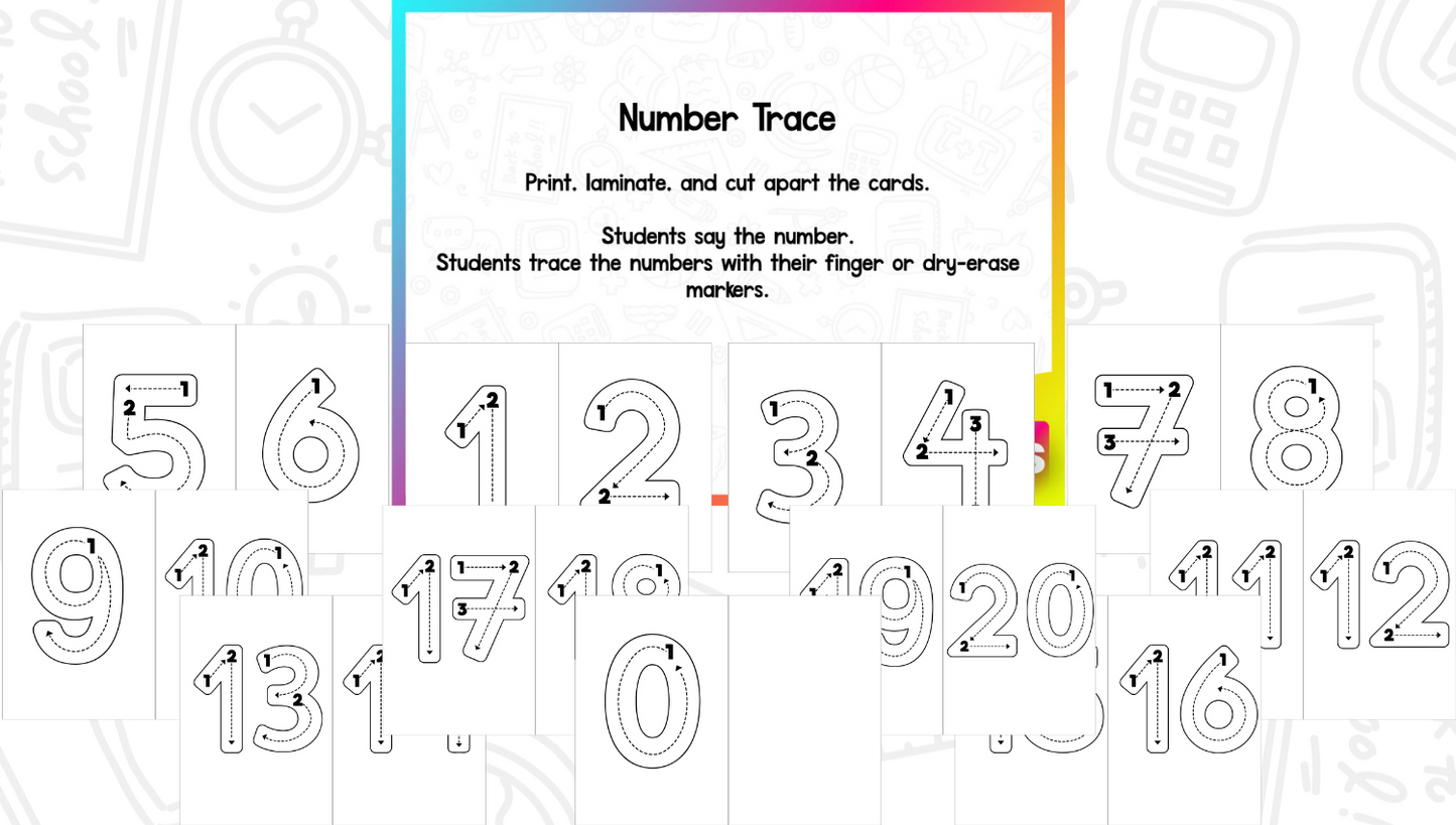 Number Recognition Centers