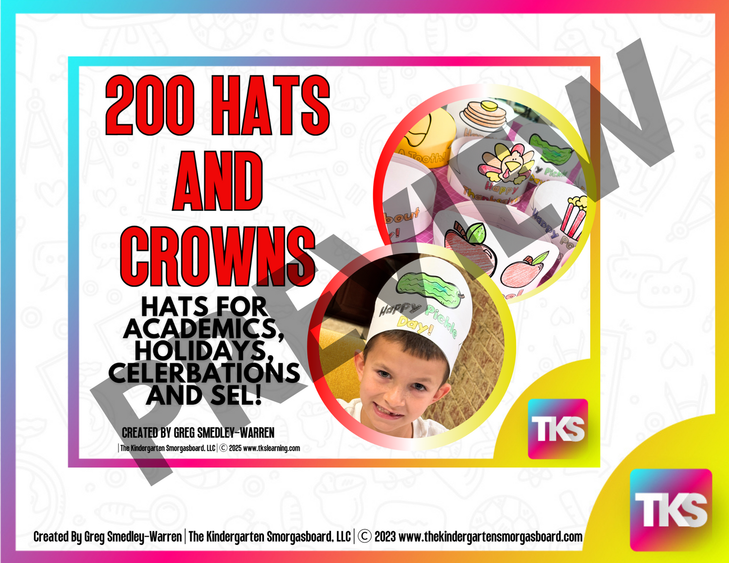CROWNS AND HATS YEAR LONG BUNDLE