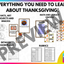 Thanksgiving Activities for Kindergarten & 1st Grade | Social Studies Unit