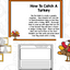 Read It Up! How To Catch A Turkey