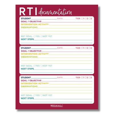 Notepad - RTI Documentation (Made of NCR Paper)