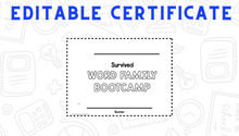 Word Family Bootcamp (Superhero Theme)