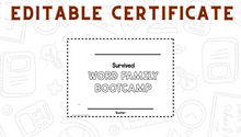 Word Family Bootcamp (Safari Theme)