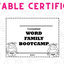 Word Family Bootcamp (Monster Theme)